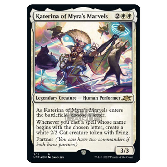 Magic The Gathering - Unfinity - Katerina of Myra's Marvels (Galaxy Foil) - 302/244