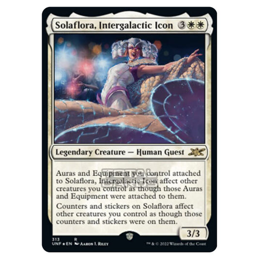 Magic The Gathering - Unfinity - Solaflora, Intergalactic Icon (Galaxy Foil) - 313/244