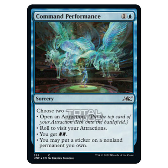 Magic The Gathering - Unfinity - Command Performance (Galaxy Foil) - 328/244