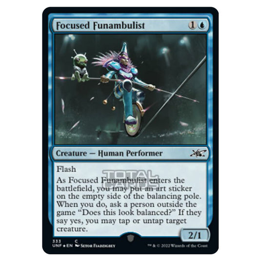 Magic The Gathering - Unfinity - Focused Funambulist (Galaxy Foil) - 333/244
