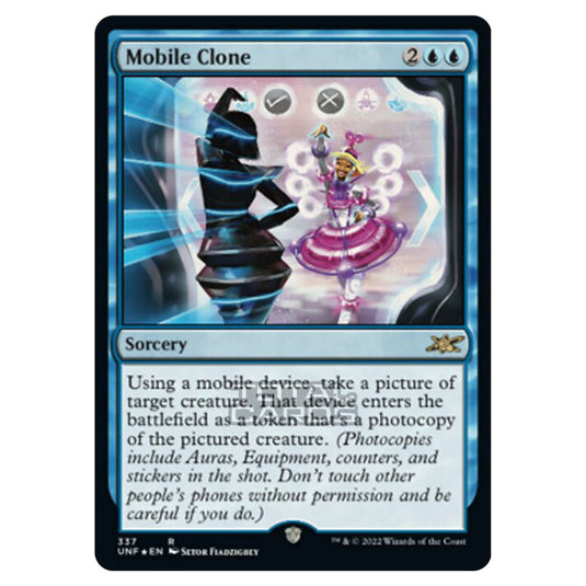 Magic The Gathering - Unfinity - Mobile Clone (Galaxy Foil) - 337/244