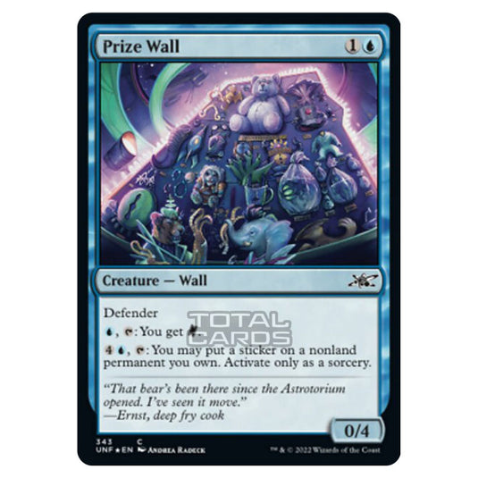 Magic The Gathering - Unfinity - Prize Wall (Galaxy Foil) - 343/244