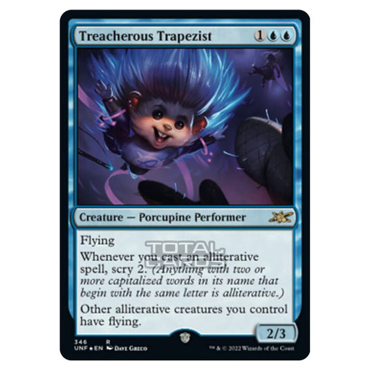 Magic The Gathering - Unfinity - Treacherous Trapezist (Galaxy Foil) - 346/244