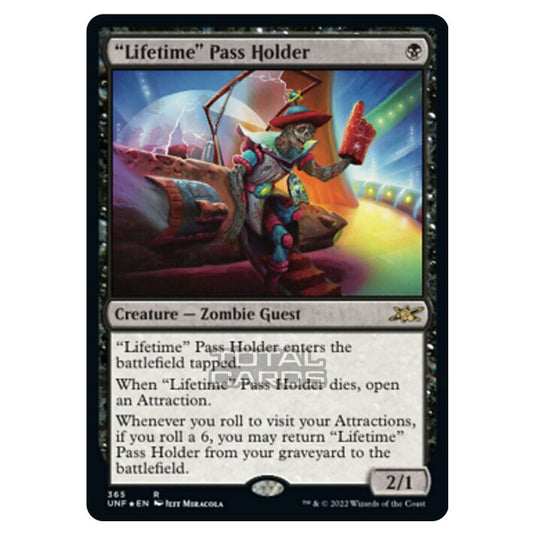 Magic The Gathering - Unfinity - Lifetime Pass Holder (Galaxy Foil) - 365/244