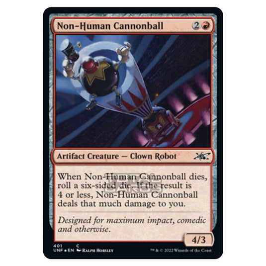 Magic The Gathering - Unfinity - Non-Human Cannonball (Galaxy Foil) - 401/244