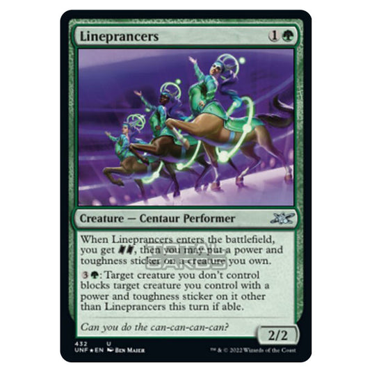 Magic The Gathering - Unfinity - Lineprancers (Galaxy Foil) - 432/244