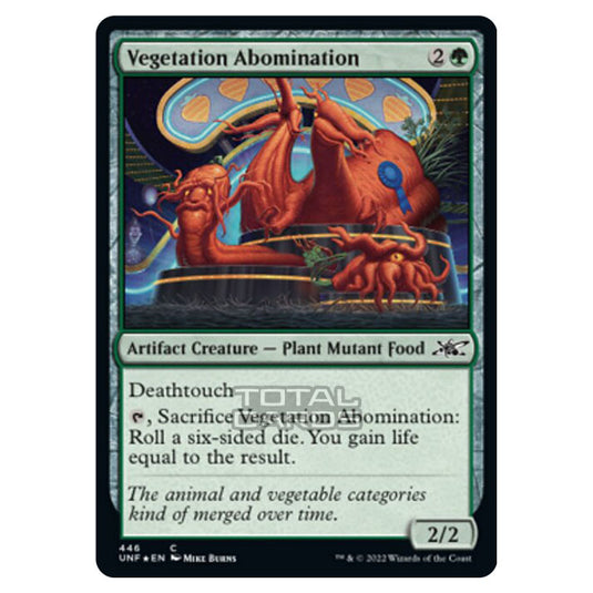 Magic The Gathering - Unfinity - Vegetation Abomination (Galaxy Foil) - 446/244