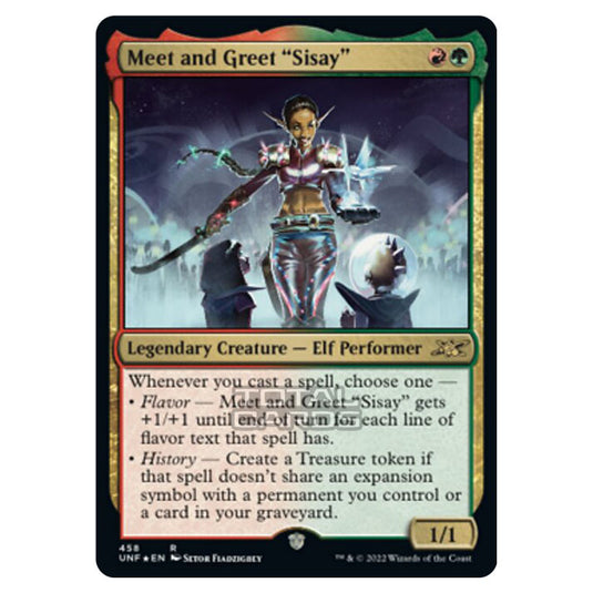Magic The Gathering - Unfinity - Meet and Greet Sisay (Galaxy Foil) - 458/244