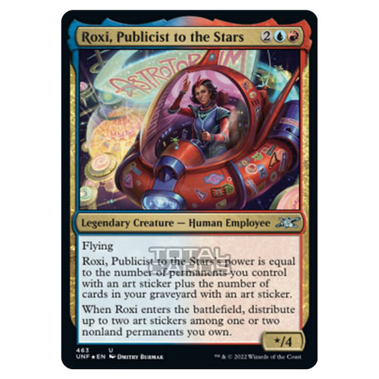 Magic The Gathering - Unfinity - Roxi, Publicist to the Stars (Galaxy Foil) - 463/244