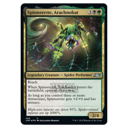 Magic The Gathering - Unfinity - Spinnerette, Arachnobat (Galaxy Foil) - 466/244