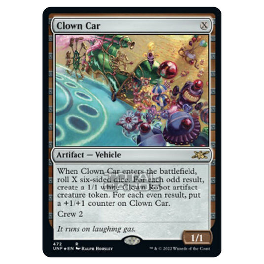 Magic The Gathering - Unfinity - Clown Car (Galaxy Foil) - 472/244