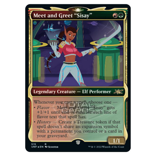 Magic The Gathering - Unfinity - Meet and Greet Sisay (Galaxy Foil) - 515/244