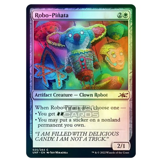 Magic The Gathering - Unfinity - Robo-Piñata - 025/244 (Foil)