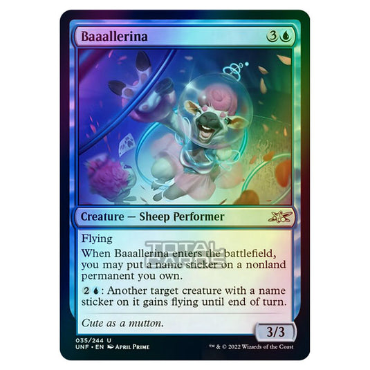 Magic The Gathering - Unfinity - Baaallerina - 035/244 (Foil)