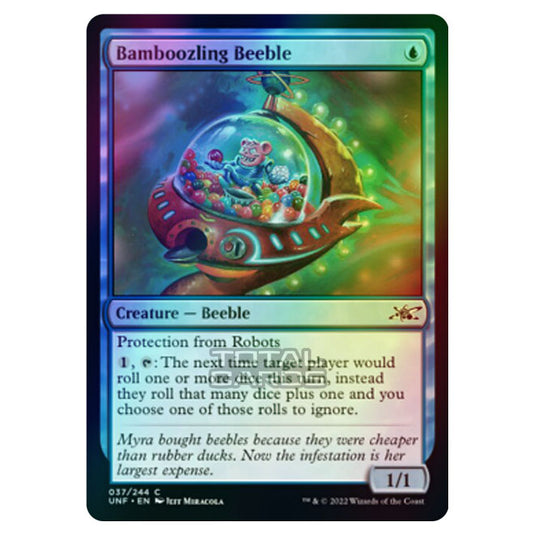 Magic The Gathering - Unfinity - Bamboozling Beeble - 037/244 (Foil)