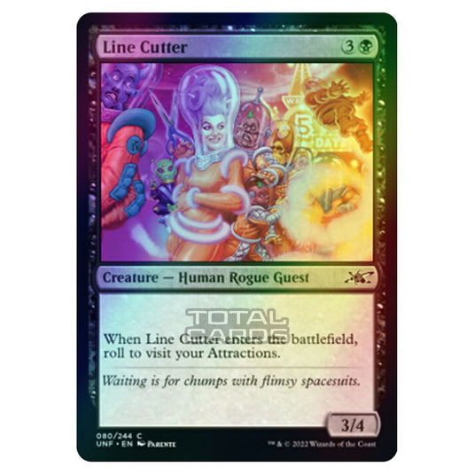 Magic The Gathering - Unfinity - Line Cutter - 080/244 (Foil)
