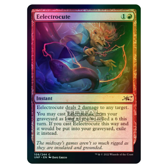 Magic The Gathering - Unfinity - Eelectrocute - 106/244 (Foil)