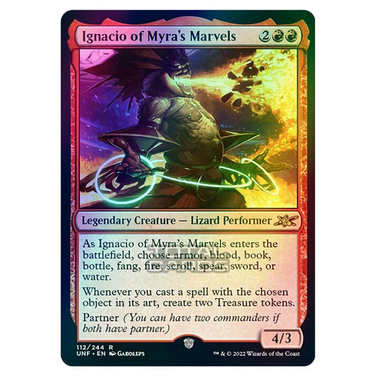 Magic The Gathering - Unfinity - Ignacio of Myra's Marvels - 112/244 (Foil)