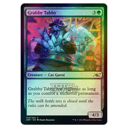 Magic The Gathering - Unfinity - Grabby Tabby - 140/244 (Foil)