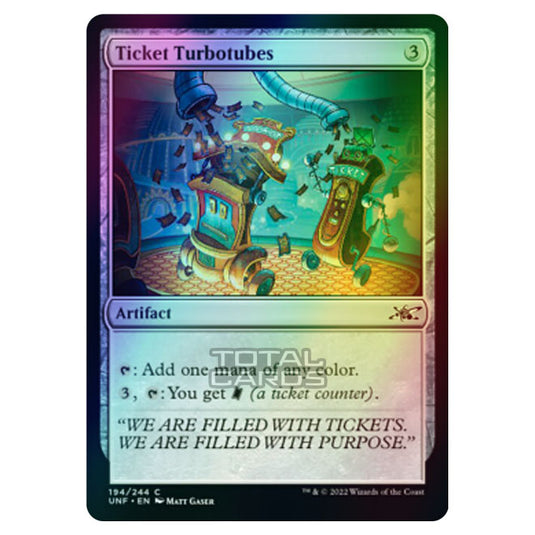 Magic The Gathering - Unfinity - Ticket Turbotubes - 194/244 (Foil)