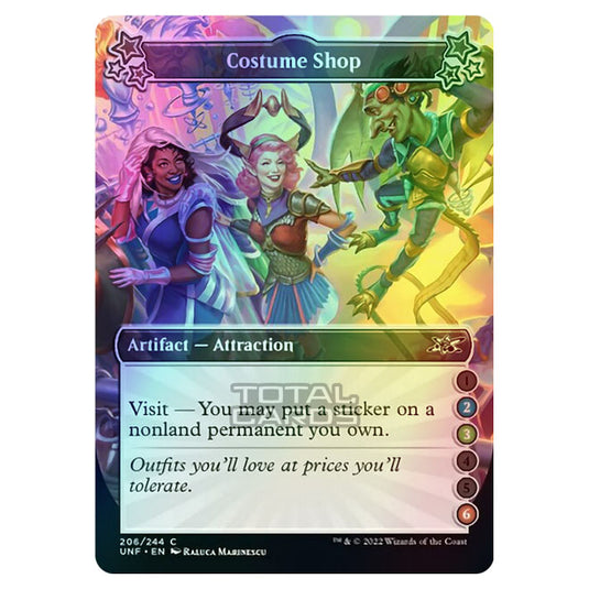 Magic The Gathering - Unfinity - Costume Shop - 206a/244 (Foil)