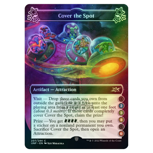 Magic The Gathering - Unfinity - Cover the Spot - 207a/244 (Foil)