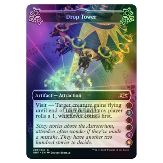 Magic The Gathering - Unfinity - Drop Tower - 209c/244 (Foil)