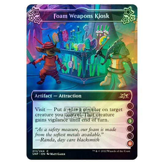 Magic The Gathering - Unfinity - Foam Weapons Kiosk - 211b/244 (Foil)