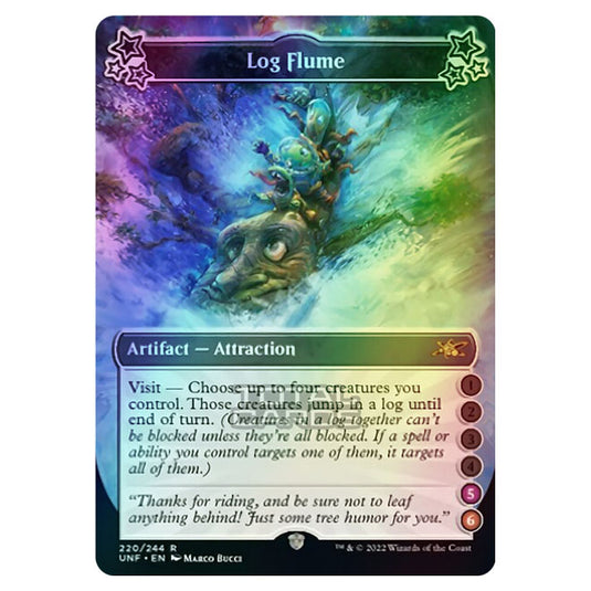 Magic The Gathering - Unfinity - Log Flume - 220b/244 (Foil)