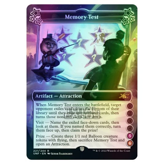 Magic The Gathering - Unfinity - Memory Test - 221b/244 (Foil)