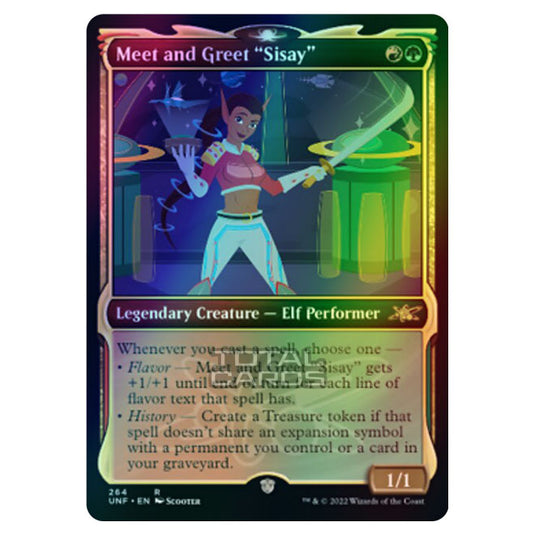 Magic The Gathering - Unfinity - Meet and Greet Sisay (Showcase Card) - 264/244 (Foil)