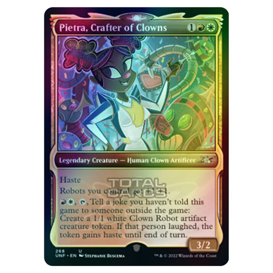 Magic The Gathering - Unfinity - Pietra, Crafter of Clowns (Showcase Card) - 268/244 (Foil)