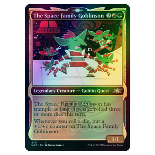 Magic The Gathering - Unfinity - The Space Family Goblinson (Showcase Card) - 270/244 (Foil)