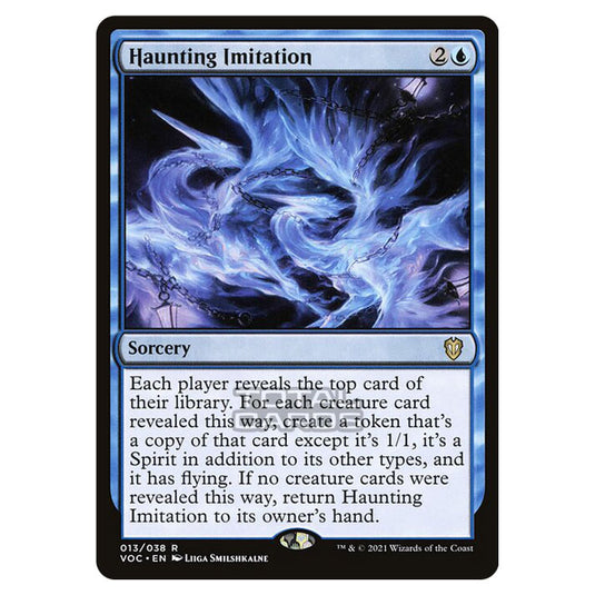Magic The Gathering - Innistrad - Crimson Vow Commander - Haunting Imitation - 13/38