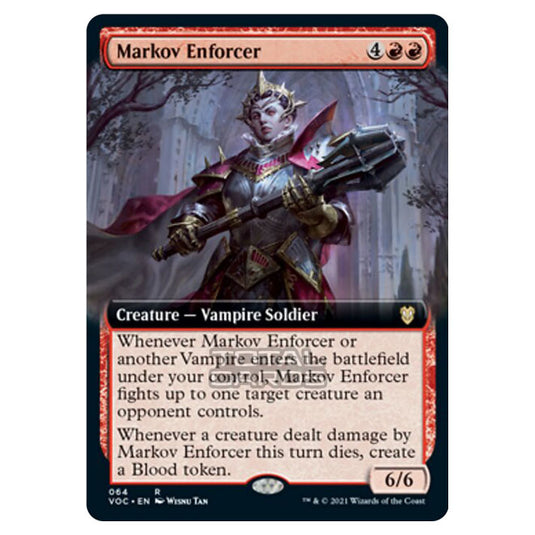 Magic The Gathering - Innistrad - Crimson Vow Commander - Markov Enforcer - 64/38