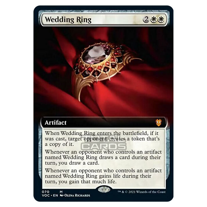 Magic The Gathering - Innistrad - Crimson Vow Commander - Wedding Ring Magic The Gathering - Innistrad - Crimson Vow Commander - Wedding Ring
