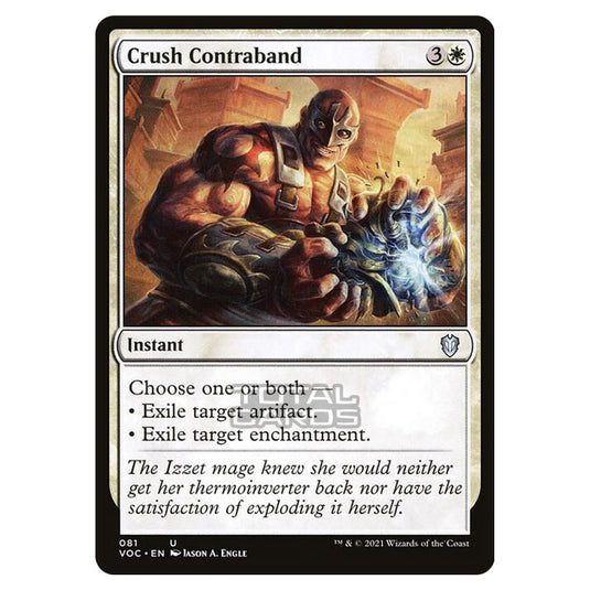Magic The Gathering - Innistrad - Crimson Vow Commander - Crush Contraband - 81/38
