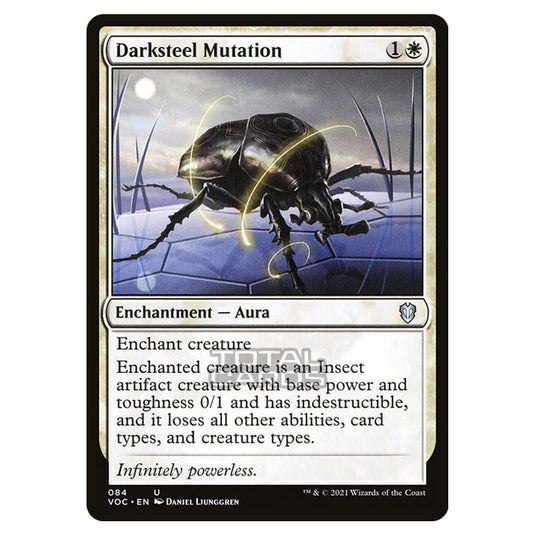 Magic The Gathering - Innistrad - Crimson Vow Commander - Darksteel Mutation - 84/38