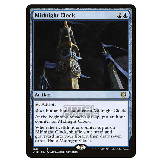 Magic The Gathering - Innistrad - Crimson Vow Commander - Midnight Clock - 108/38