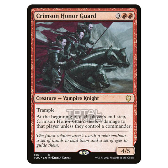 Magic The Gathering - Innistrad - Crimson Vow Commander - Crimson Honor Guard - 145/38