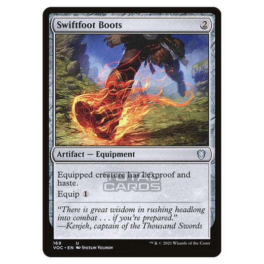 Magic The Gathering - Innistrad - Crimson Vow Commander - Swiftfoot Boots - 169/38