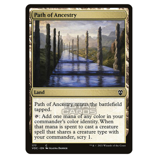 Magic The Gathering - Innistrad - Crimson Vow Commander - Path of Ancestry - 177/38