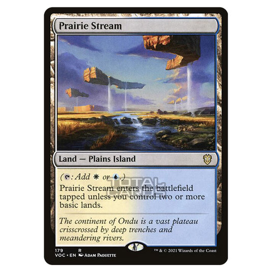 Magic The Gathering - Innistrad - Crimson Vow Commander - Prairie Stream - 179/38