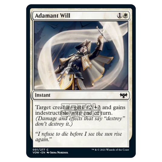 Magic The Gathering - Innistrad - Crimson Vow - Adamant Will - 1/277