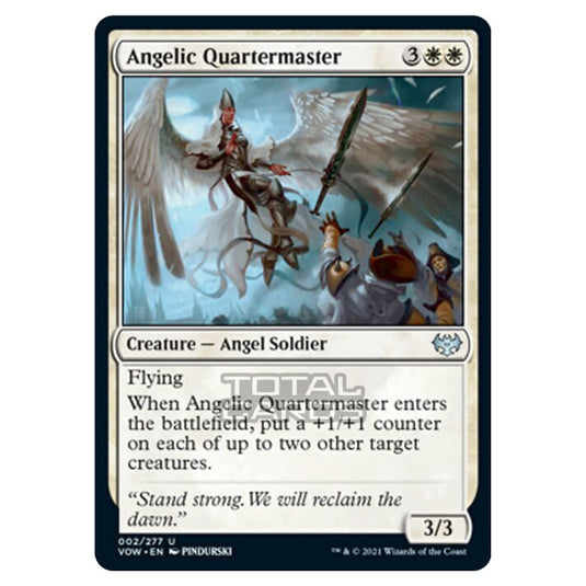 Magic The Gathering - Innistrad - Crimson Vow - Angelic Quartermaster - 2/277