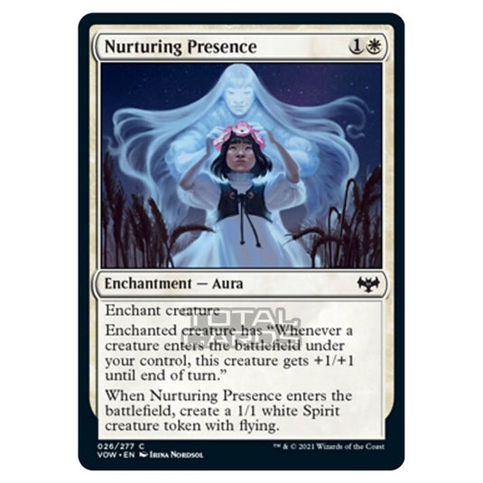 Magic The Gathering - Innistrad - Crimson Vow - Nurturing Presence - 26/277