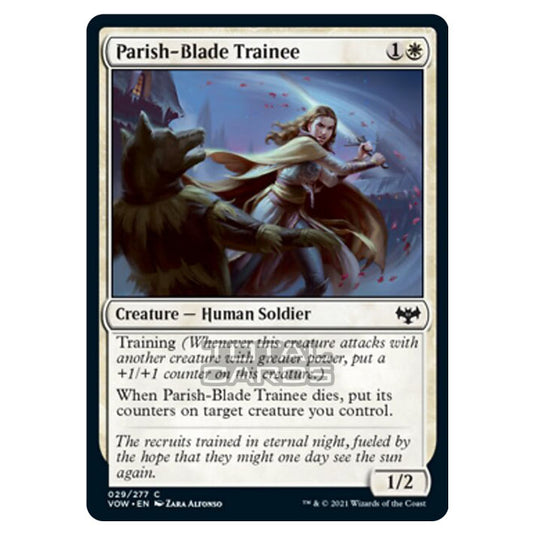Magic The Gathering - Innistrad - Crimson Vow - Parish-Blade Trainee - 29/277