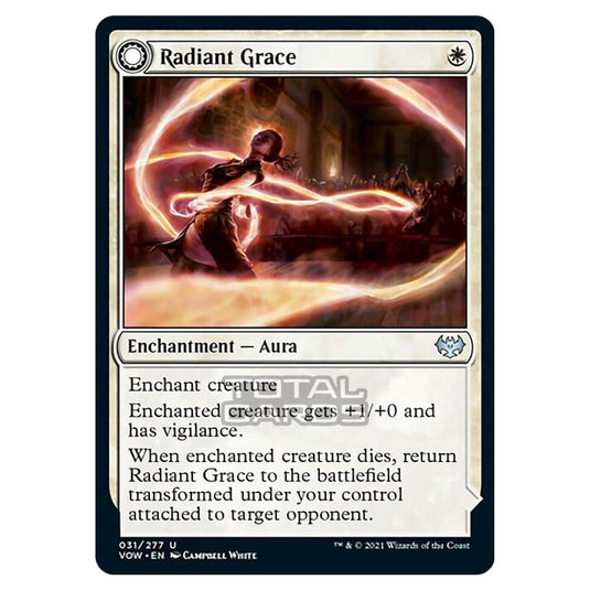 Magic The Gathering - Innistrad - Crimson Vow - Radiant Grace // Radiant Restraints - 31/277