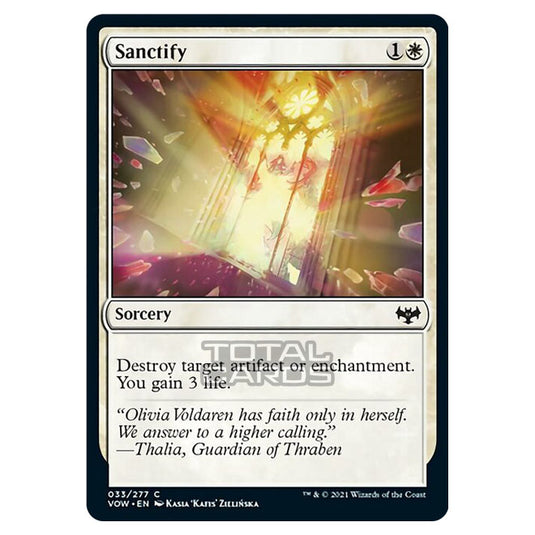 Magic The Gathering - Innistrad - Crimson Vow - Sanctify - 33/277