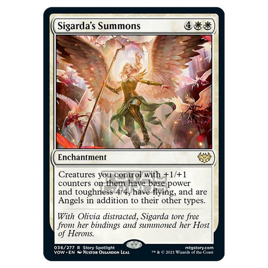 Magic The Gathering - Innistrad - Crimson Vow - Sigarda's Summons - 36/277
